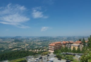 View San Marino parking lot