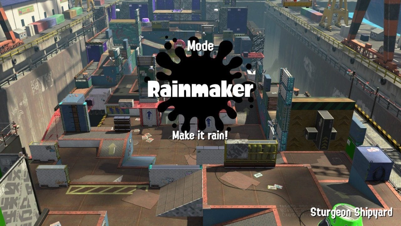 Splatoon 2 Rainmaker mode