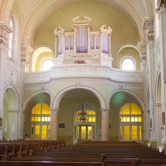 Oradea church Holy Spirit interior organ