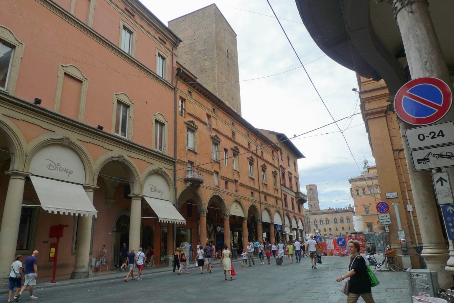 Bologna view Maggiore square