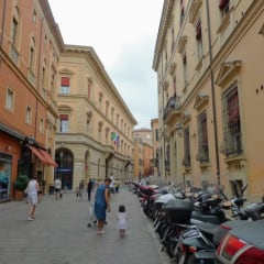 Bologna city centre street