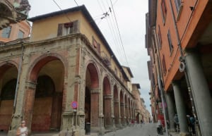 Bologna street Via Zamboni